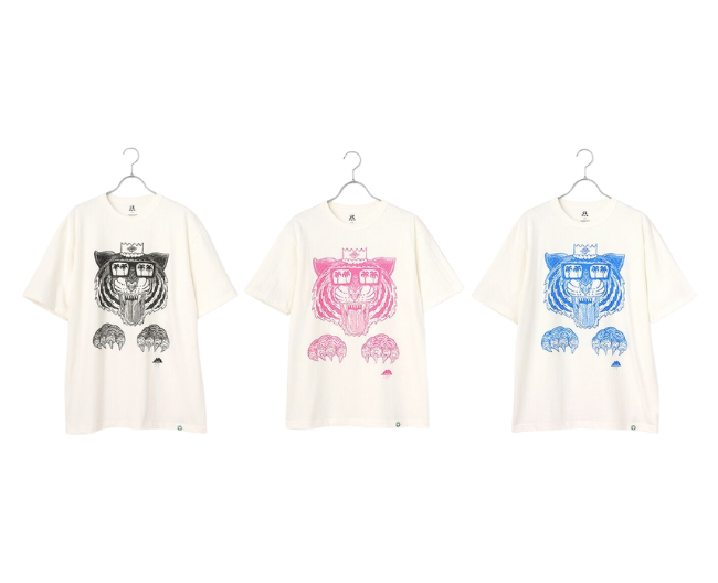 GOTS ORGANIC TEE SEW by EIJI ゴッツ認証クルーネックプリントTシャツ